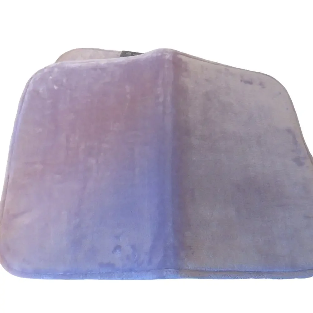 2 New Memory Foam Bath Mats Rug 24 x17 - Lilac, Lavender Purple Soft